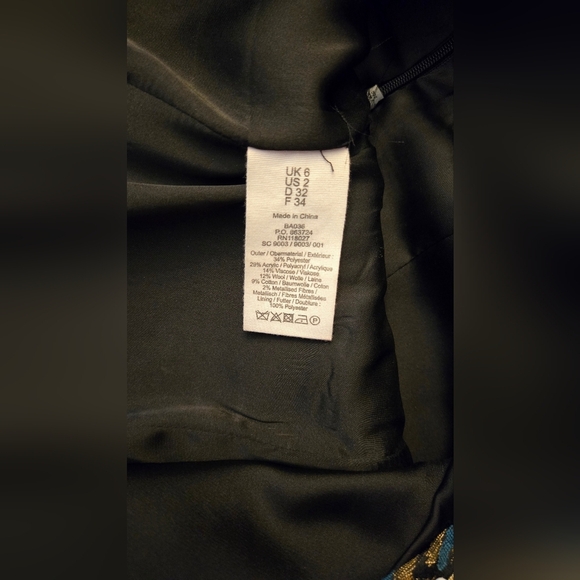 Boden Limited Edition Brocade Top - size 2 - Picture 10 of 11